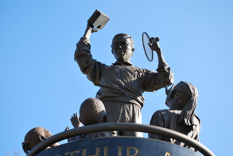 Arthur Ashe statue on Monument Avenue